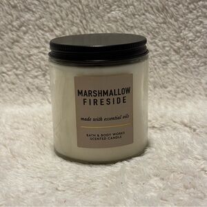 Marshmallow Fireside single wick candle